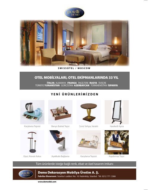 HOTEL RESTAURANT  MAGAZINE EYLUL 2017 SAYISI