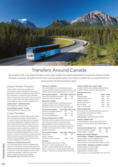 CANADA 2018 BROCHURE