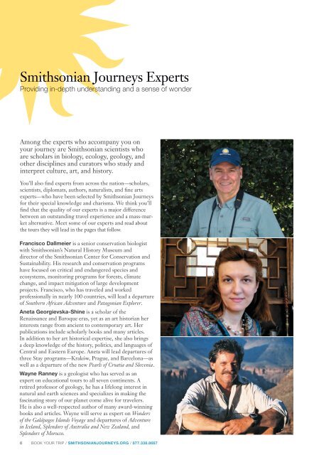 Smithsonian Journeys 2017