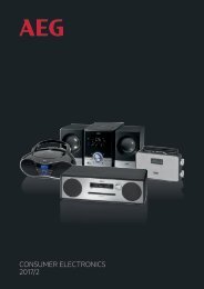 Catalogue AEG audio 2017