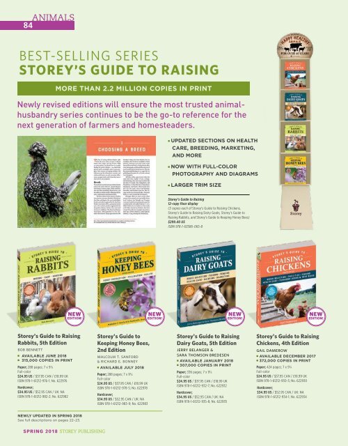 Storey Publishing Spring 18 Catalog