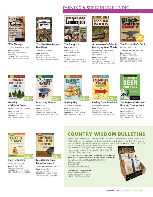 Storey Publishing Spring 18 Catalog