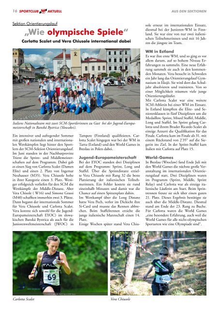 Sportclub Aktuell - Ausgabe September 2017