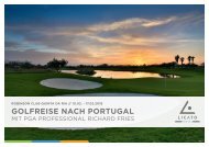 Golfreise nach Portugal mit Richard Fries 