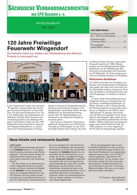 120 Jahre Freiwillige Feuerwehr Wingendorf - Dev - Feuerwehr