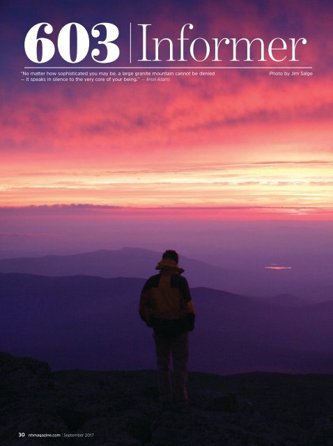 New Hampshire Magazine September 2017