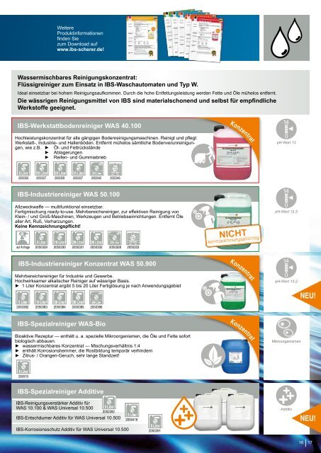 Produktkatalog IBS Scherer