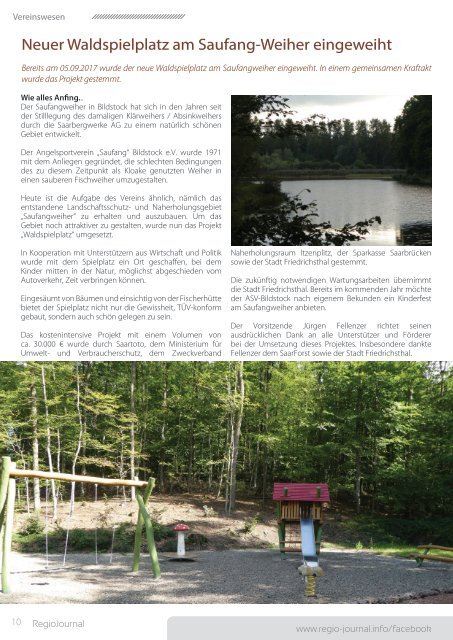 Regio-Journal 10/2017