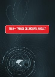 Die Tech-Trends des Monats August