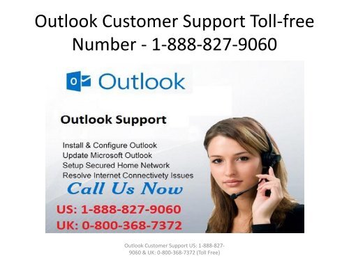 Outlook Customer Support Toll-free Number - 1-888-827-9060