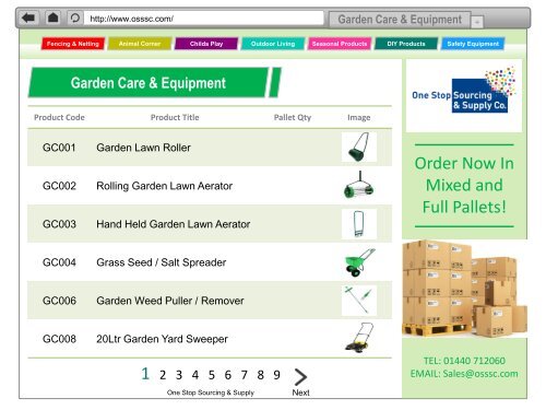 OSSSC Gardening Brochure 2017