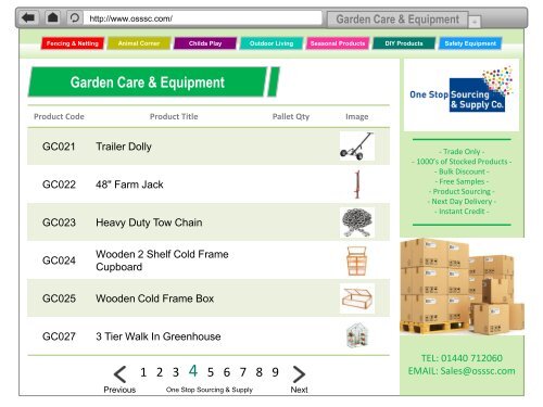 OSSSC Gardening Brochure 2017