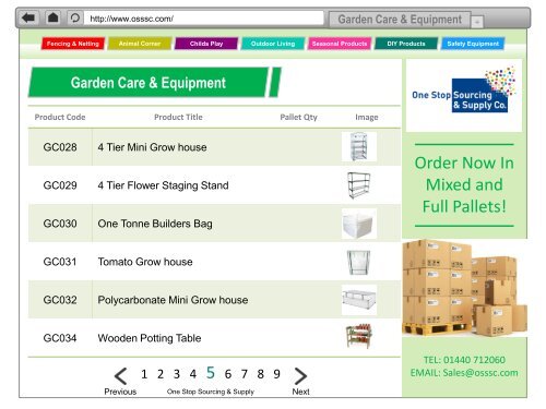 OSSSC Gardening Brochure 2017