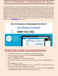 How to Purchase a Subscription for Xero?