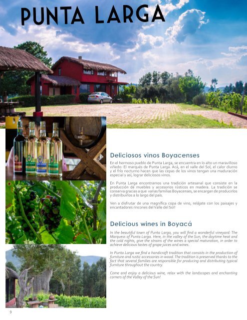 Brochure Destino BOYACÁ 2017 - My Trip Colombia - Paipa Tours