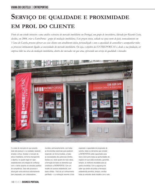 Revista Business Portugal  Agosto