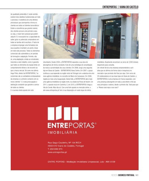 Revista Business Portugal  Agosto