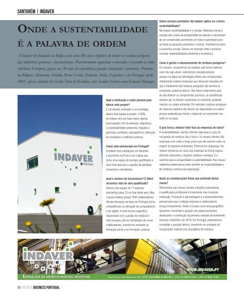 Revista Business Portugal  Agosto