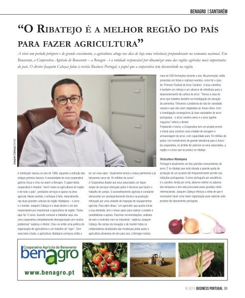 Revista Business Portugal  Agosto