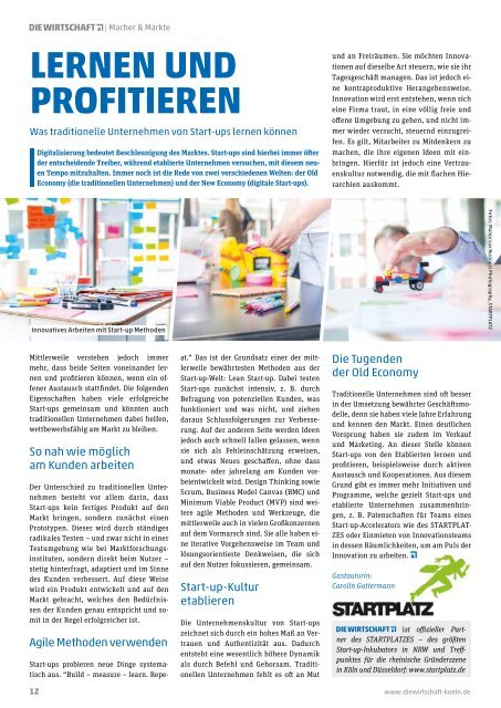 Die Wirtschaft Köln - Ausgabe 04 / 2017