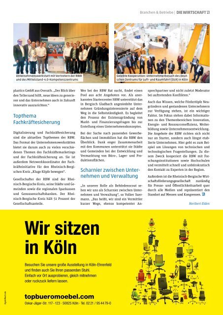 Die Wirtschaft Köln - Ausgabe 04 / 2017