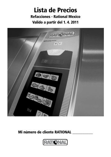 Lista de Precios - Rational