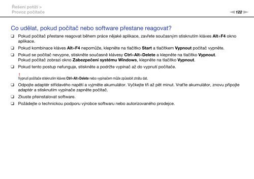 Sony VPCEB3D4E - VPCEB3D4E Mode d'emploi Tch&egrave;que