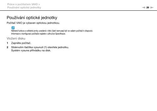 Sony VPCEB3D4E - VPCEB3D4E Mode d'emploi Tch&egrave;que