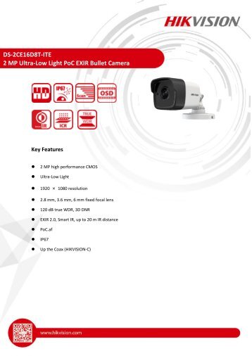 DS-2CE16D8T-ITE(2.8mm)