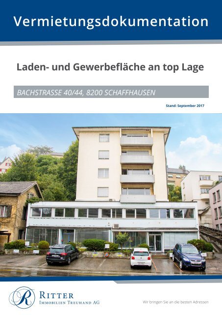Vermietungsdokumentation Bachstrasse 40-44, 8200 Schaffhausen