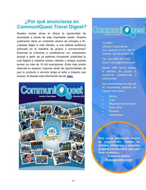 CommuniQuest SPAN Septiembre 2017