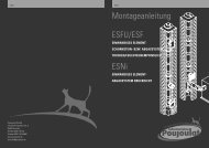 Montageanleitung ESF-ESFu-ESNi