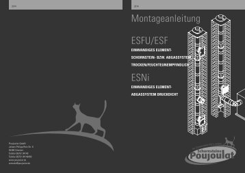 Montageanleitung ESF-ESFu-ESNi