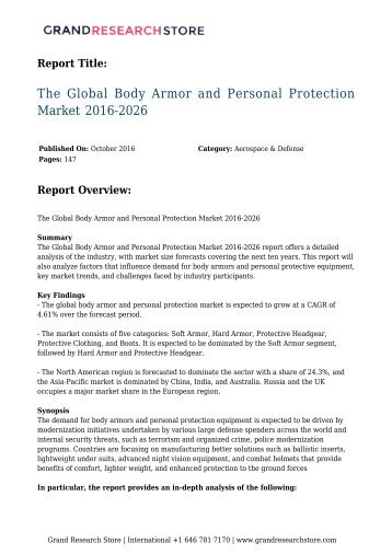 the-global-body-armor-and-personal-protection-market-2016-2026-grandresearchstore