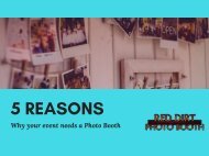 5 reasons why your event needs a photo Booth