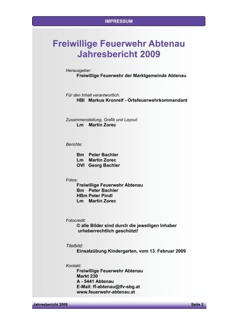 Wir gedenken in Ehrfurcht und Dankbarkeit die im Jahr 2009 ...