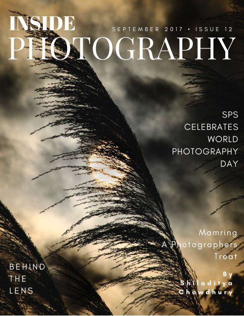 INSIDE PHOTOGRAPHY SEPTEMBER,2017