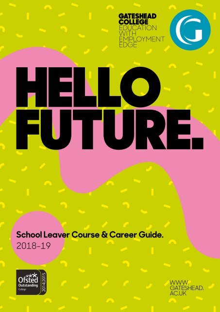 School Leaver Course & Career Guide 2018-19