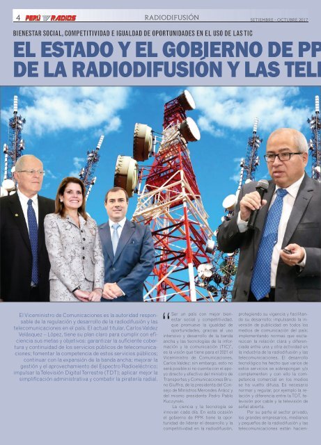 Revista PERU TV RADIOS SET - OCT 2017 (Notas Informativas)