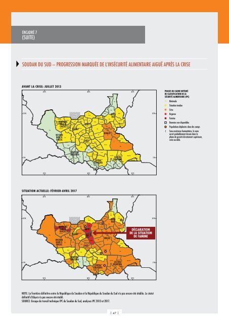 L’État de la sécurité alimentaire et de la nutrition dans le monde 2017