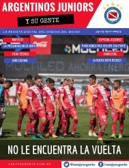 ARGENTINOS JUNIORS Y SU GENTE NÚMERO 5