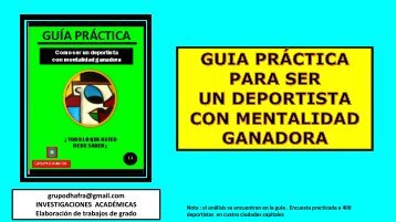 DEPORTISTAS CON MENTALIDAD GANADORA