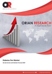 Diabetes Pen Market Size by Services and Solutions Forecast 2022