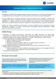 SoftDEL Wireless Product Engineering Services