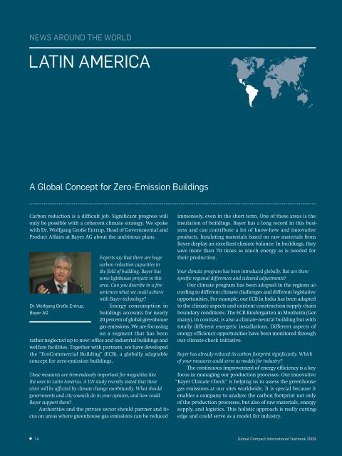 Global Compact International Yearbook 2009