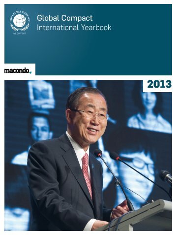 Global Compact International Yearbook Ausgabe 2013