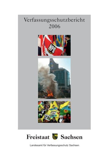 Verfassungsschutzbericht Freistaat Sachsen 2007