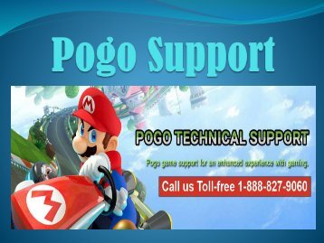 Pogo Support Help Number 1-888-827-9060