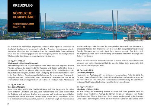 REISEN IM PRIVATEN VIP-FLUGZEUG - HL Travel Katalog 2018