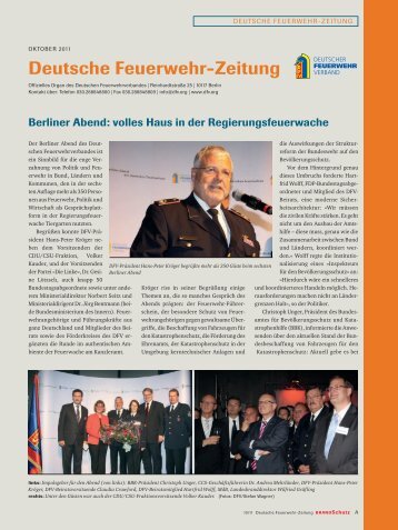 Deutsche Feuerwehr-Zeitung - Deutscher Feuerwehrverband